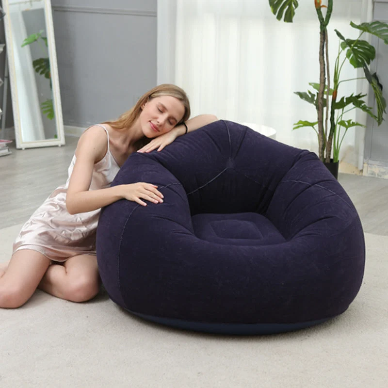 Kvinne oppblåsbar komfortsofa med ergonomisk ryggstøtte Luvikno