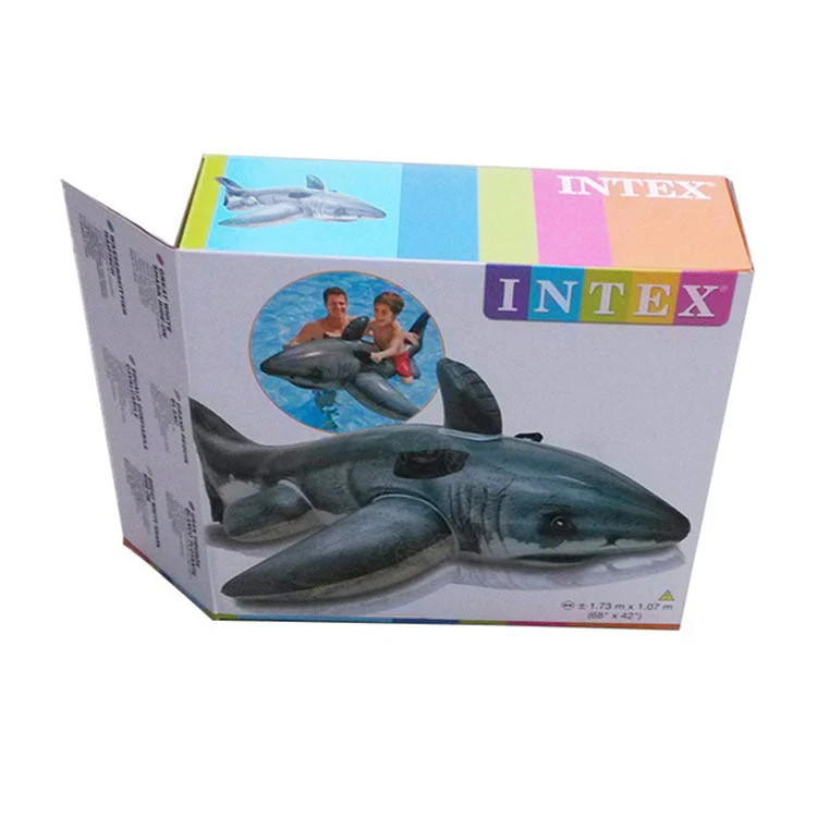 Kvinne Inflatable Shark Swim Ring Luvikno