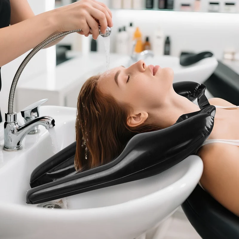 Unisex oppblåsbar bassengstol med ergonomisk design Luvikno