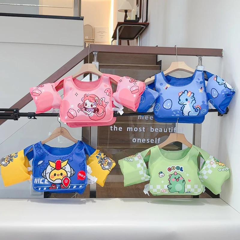 Unisex oppblåsbar svømmehjelp med søtt design Luvikno