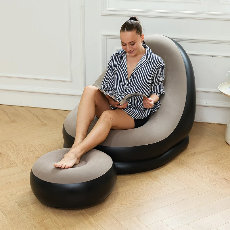 Kvinnenes oppblåsbare komfortsofa med ergonomisk ryggstøtte Luvikno