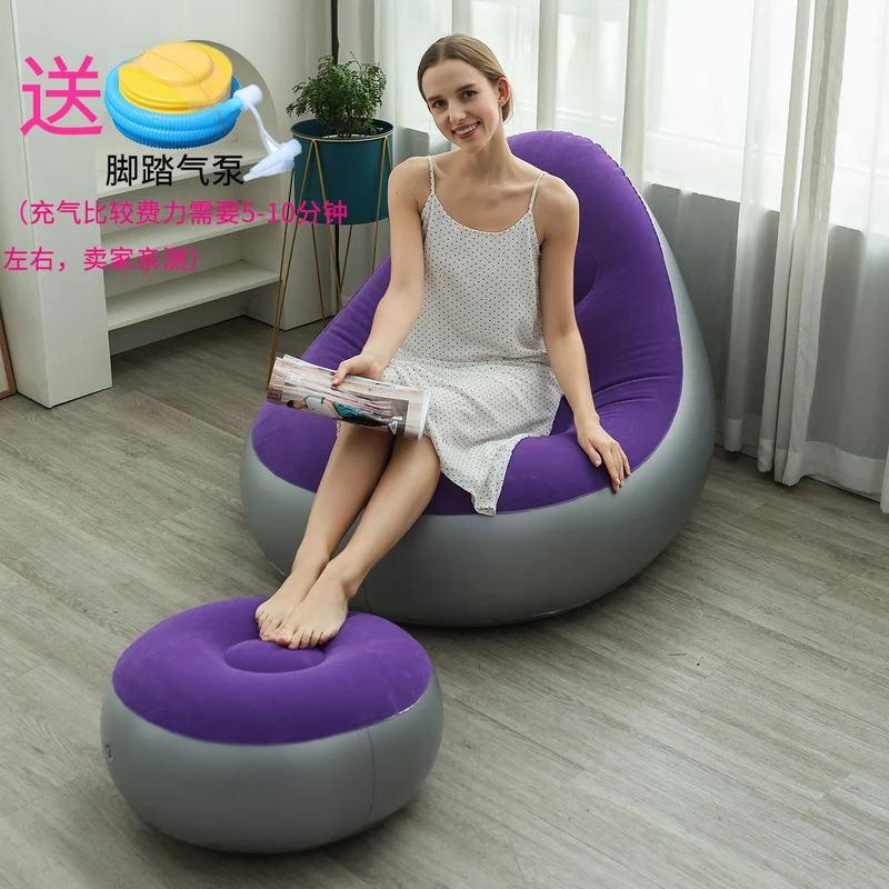 Kvinnenes oppblåsbare komfortsofa med ergonomisk ryggstøtte Luvikno
