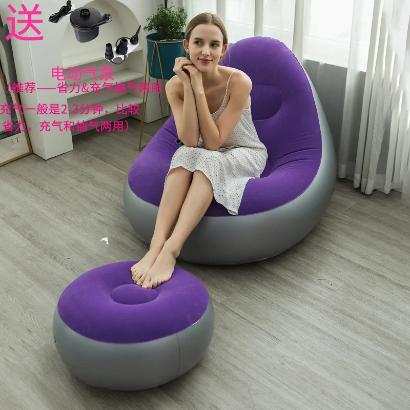 Kvinnenes oppblåsbare komfortsofa med ergonomisk ryggstøtte Luvikno
