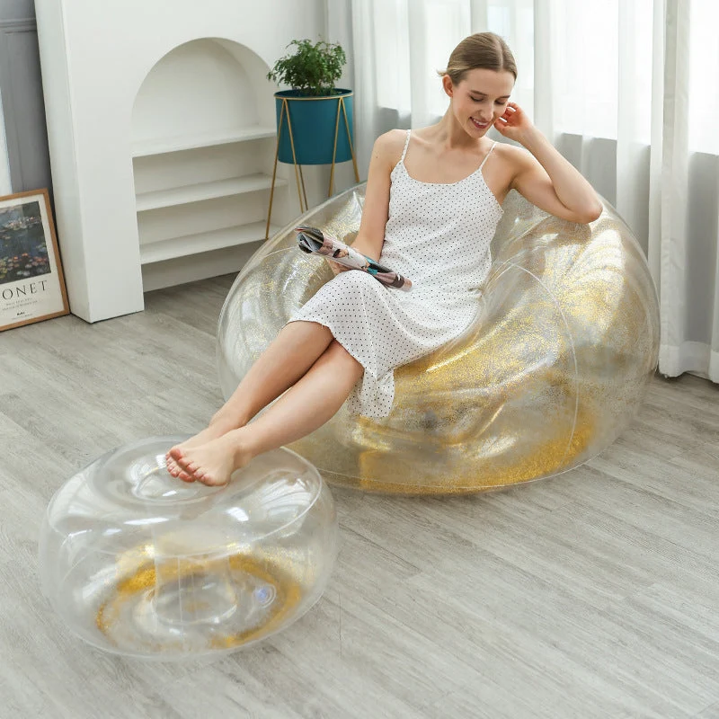 Kvinnenes oppblåsbare komfortsofa med ergonomisk ryggstøtte Luvikno
