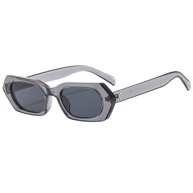Damer moteriktig solbrille med stilig geometrisk design Luvikno