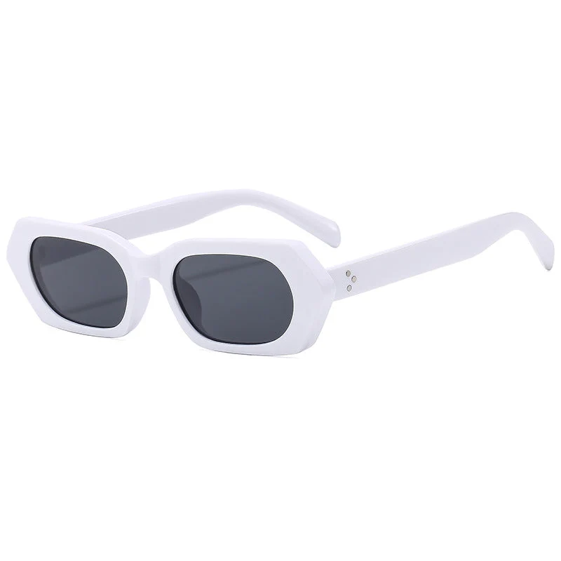 Damer moteriktig solbrille med stilig geometrisk design Luvikno