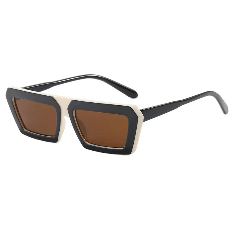 Dame fashion solbrille med markant firkantet ramme og polarisert glass Luvikno