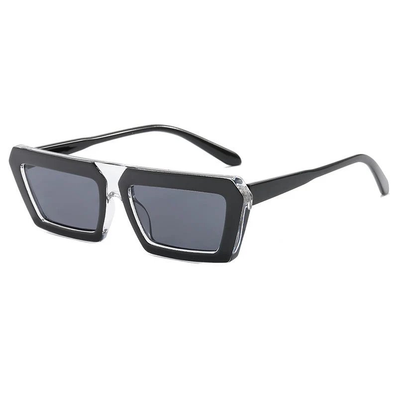 Dame fashion solbrille med markant firkantet ramme og polarisert glass Luvikno