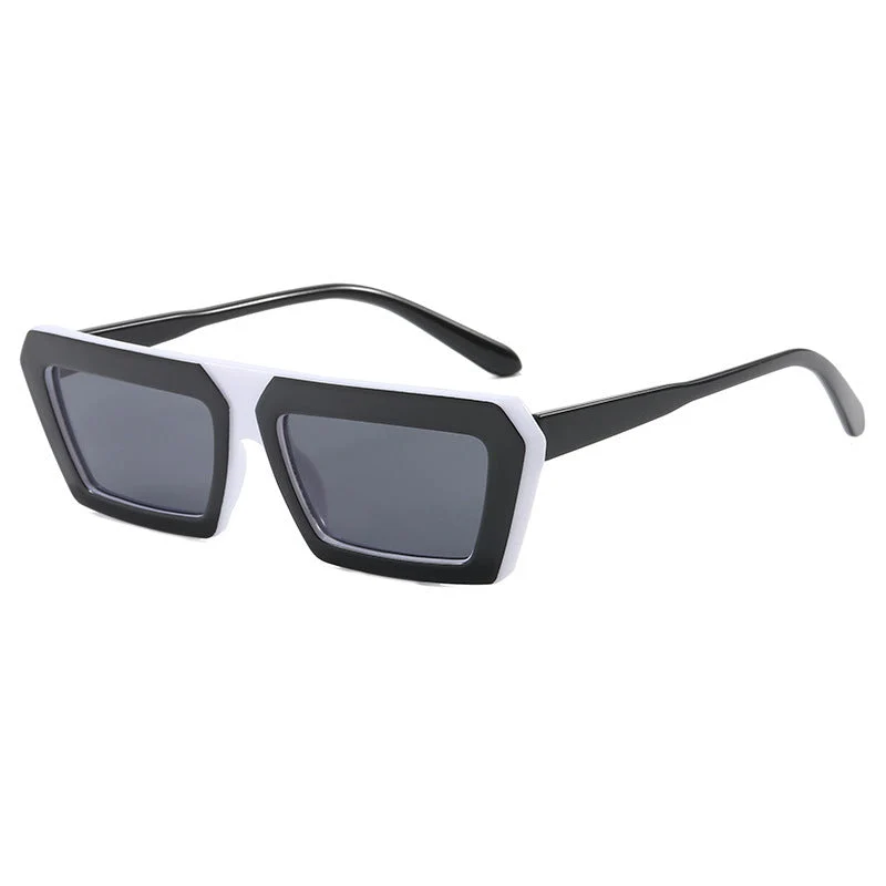 Dame fashion solbrille med markant firkantet ramme og polarisert glass Luvikno