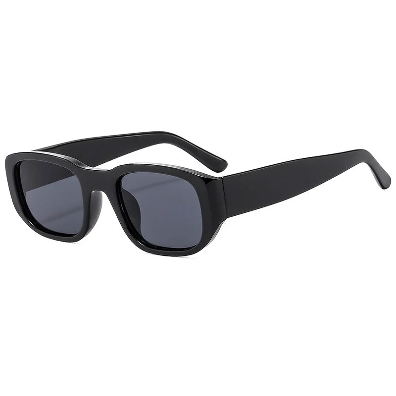 Dame moteriktig solbrille med innovativ, rektangulær ramme Luvikno