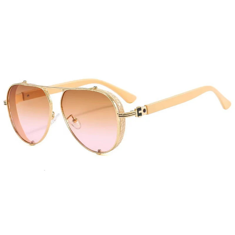 Dame moteriktig solbrille med innovativ retro-futuristisk design Luvikno