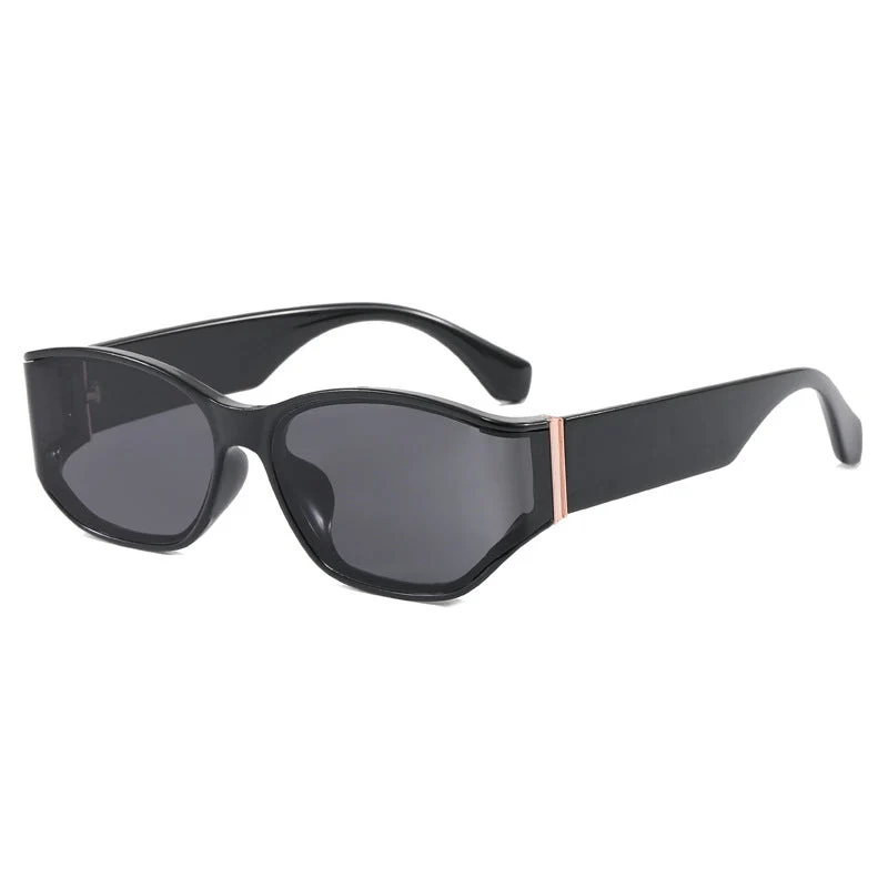 Dame moteriktig solbrille med iøynefallende design Luvikno