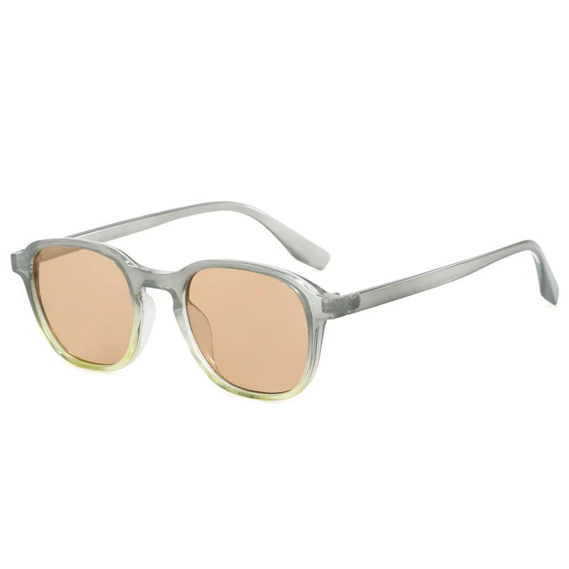 Dame moteriktig solbrille i oval design Luvikno