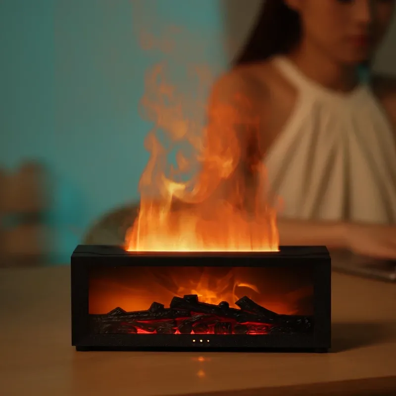 VlamMist Aroma Diffuser 300ml – Duftlampe med flammeeffekt | Luvikno