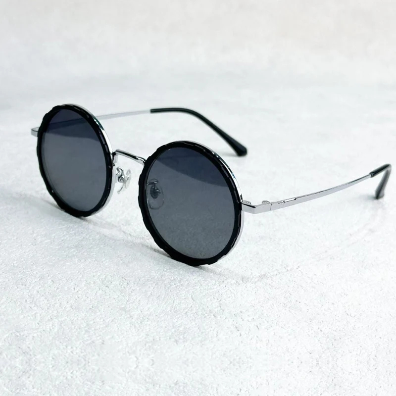 VisionRound polariserte solbriller – Unisex retro design med justerbart lysfilter | Luvikno