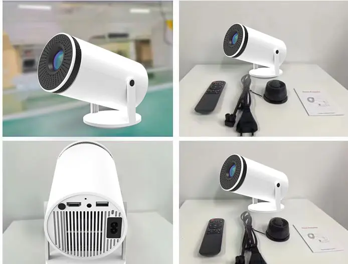 VisionCast 130X – Bærbar Mini Projektor med Android 12 og 130 Tommers Projektor | Luvikno