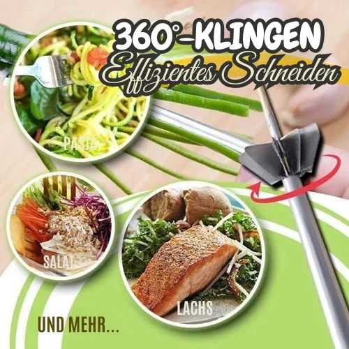 VeggiTwirl Spiralizer med rustfrie stålkniver for grønnsaker | Luvikno