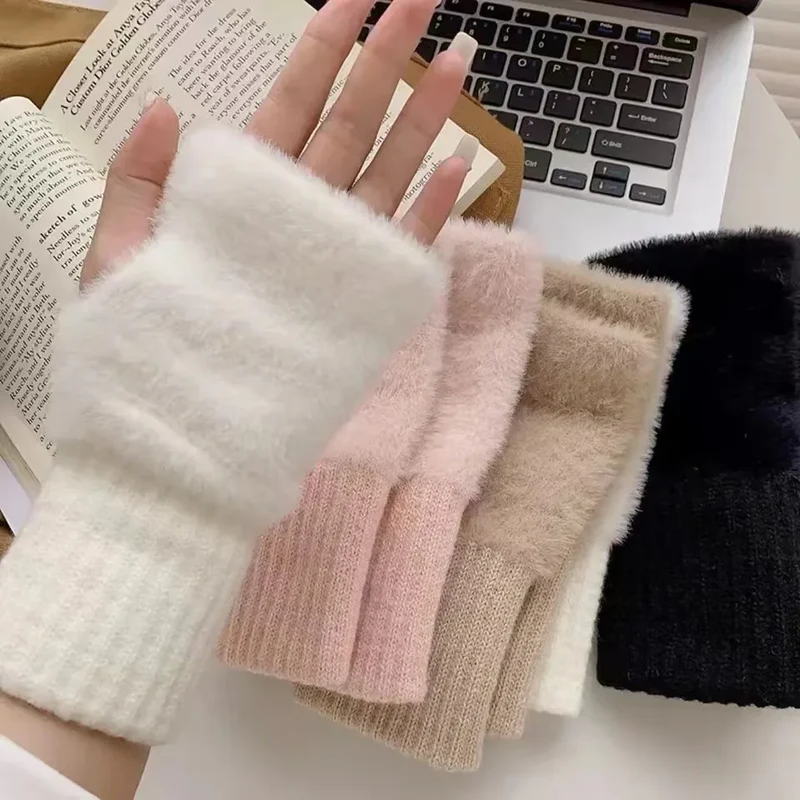 Unisex Fleece Fingerless Gloves – Varme, Myke og Funksjonelle | Luvikno