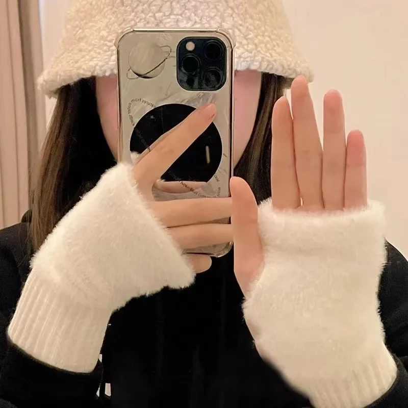 Unisex Fleece Fingerless Gloves – Varme, Myke og Funksjonelle | Luvikno