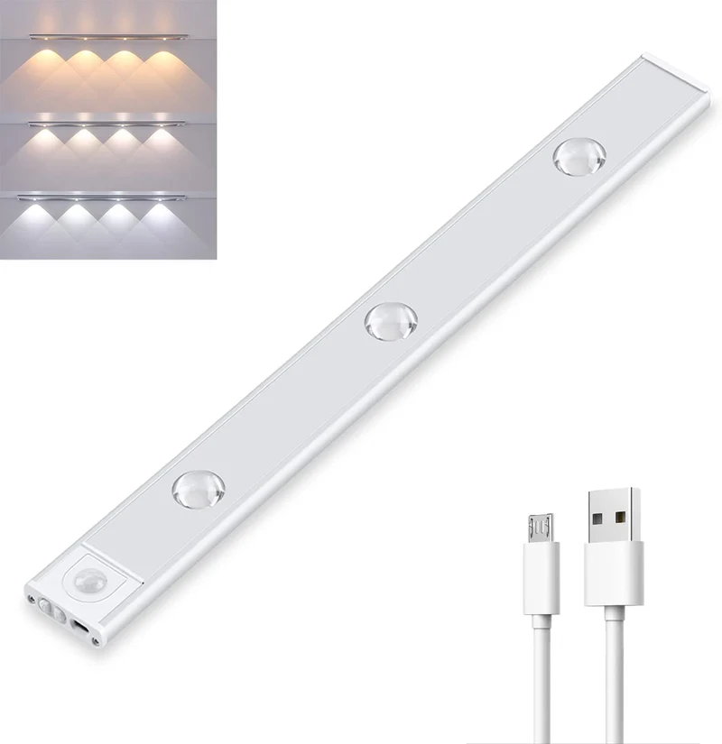 LED-lampe med bevegelsessensor: Smart og trådløst lys i hvert rom | Luvikno