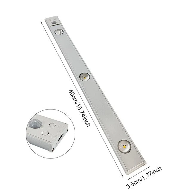 LED-lampe med bevegelsessensor: Smart og trådløst lys i hvert rom | Luvikno