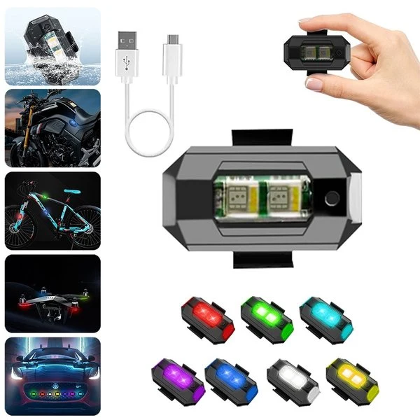 Universelle LED Motorsykkel Lys | Sterk LED belysning for en bedre motorsykkeltur | Luvikno