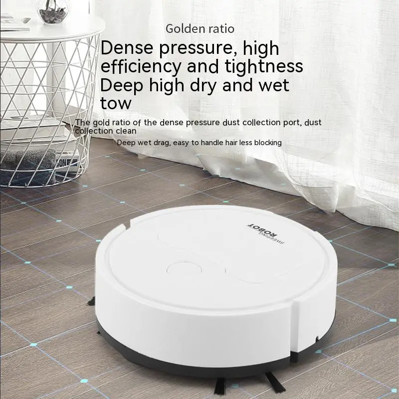 Zelara mini-robotstøvsuger | Intelligent alt-i-ett-maskin | Luvikno