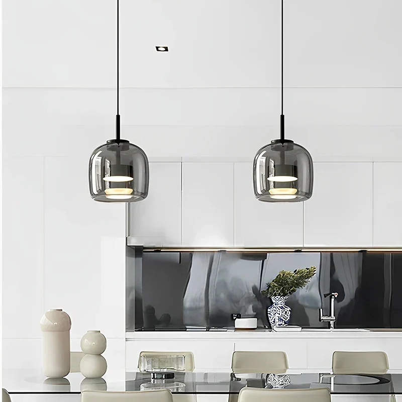NordicGlow - Minimalistisk LED Pendellampe for et Tidløst Utseende | Luvikno