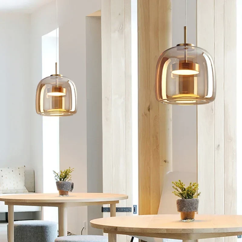 NordicGlow - Minimalistisk LED Pendellampe for et Tidløst Utseende | Luvikno