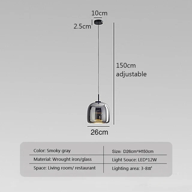 NordicGlow - Minimalistisk LED Pendellampe for et Tidløst Utseende | Luvikno
