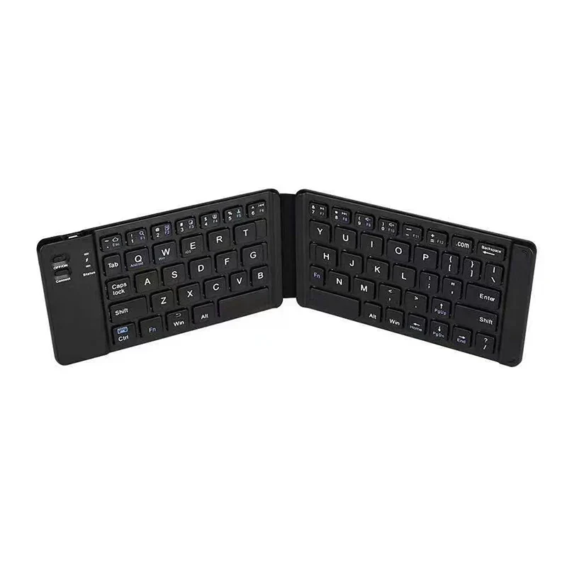 Trådløst sammenleggbart Bluetooth-tastatur med berøringspute – Kompakt, allsidig og ultrabærbar | Luvikno