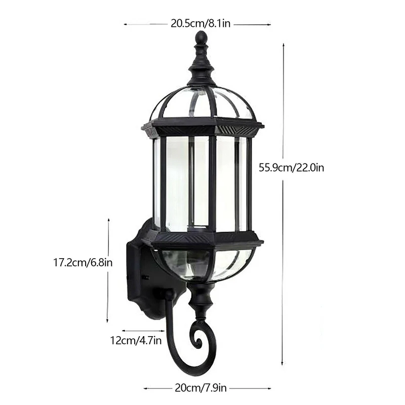 Industriell Vintage Vegglampe | Luvikno