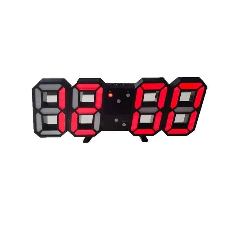 GlowLuxe - Stilfull 3D LED Veggklokke | Luvikno