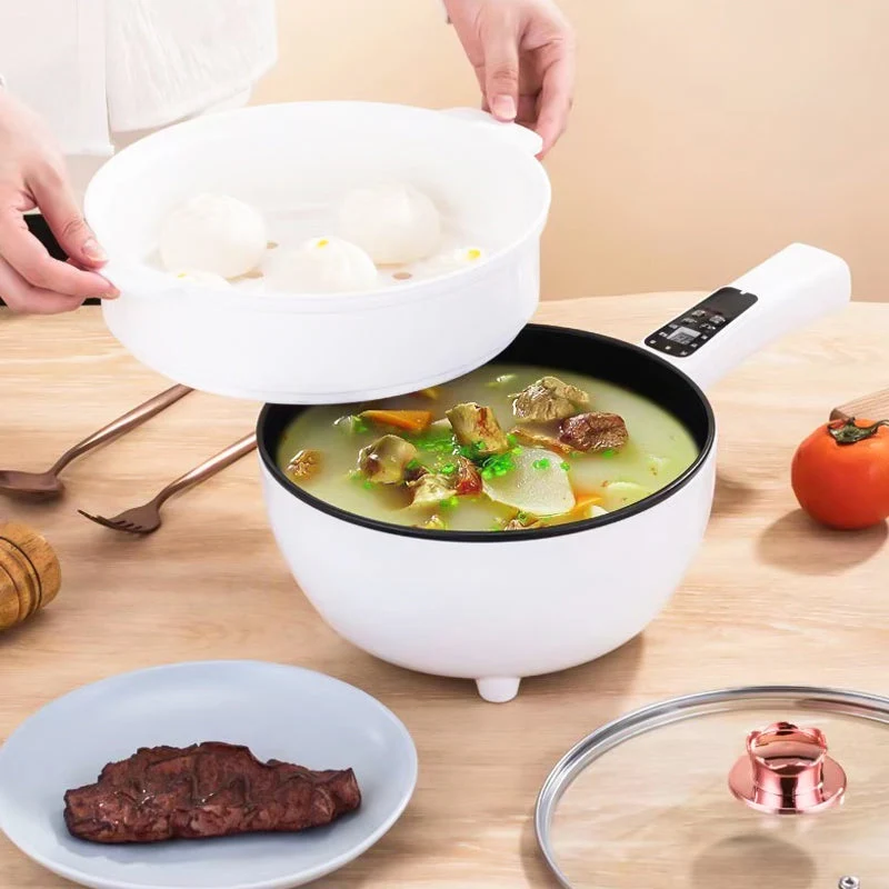 SmartChef - Elektrisk Multifunksjonell Panne med Dampkokker | Luvikno