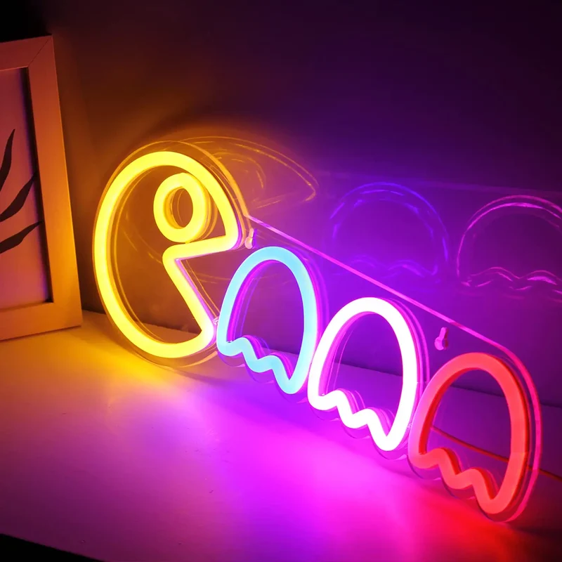 GhostBlaze Neon Lampe - Spøkelsesaktig Stilig Lys | Luvikno