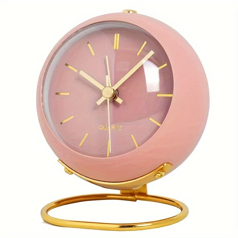 TimelessBell – Retro Analog Vekkerklok med Stillegående Bevegelse | Luvikno