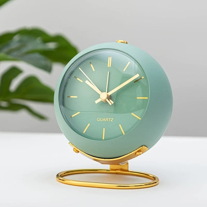 TimelessBell – Retro Analog Vekkerklok med Stillegående Bevegelse | Luvikno
