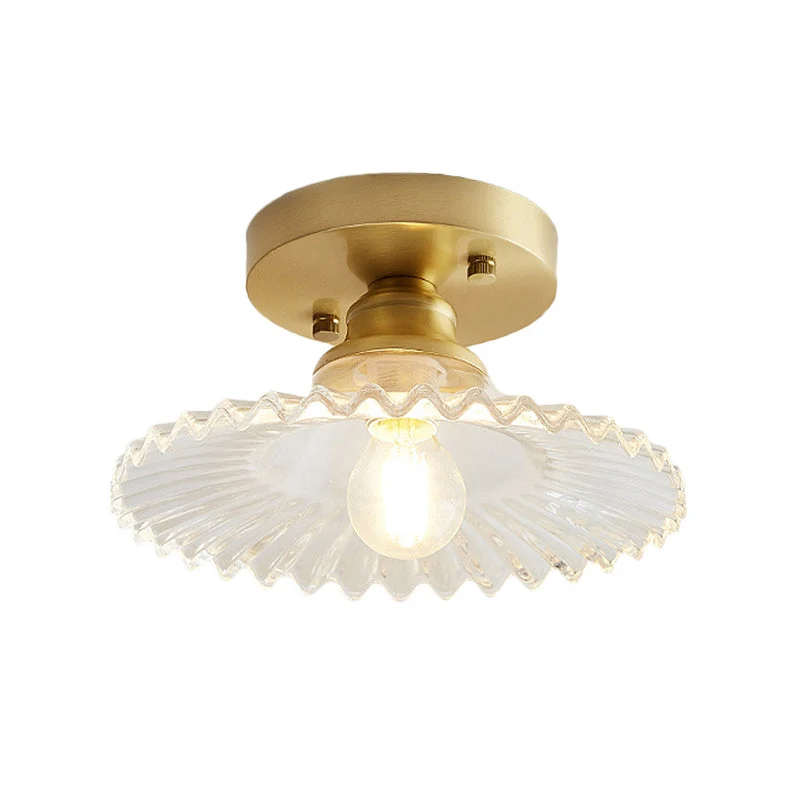 LumiCraft – Industriell Taklampe med Grønn Glasskjerm | Luvikno