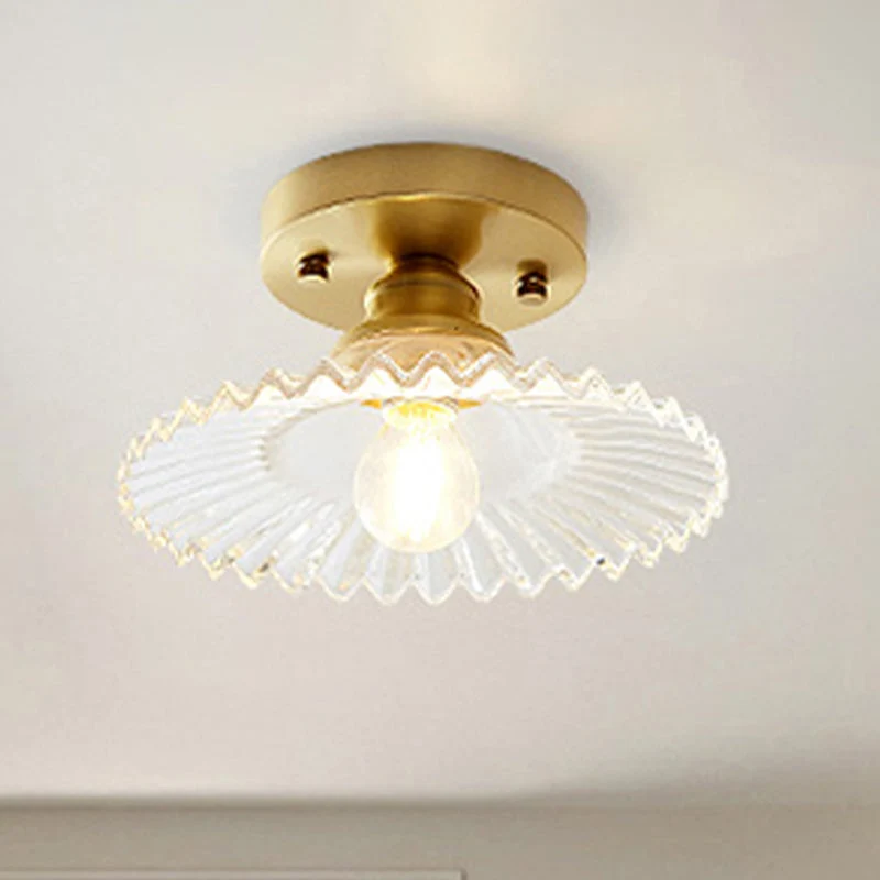 LumiCraft – Industriell Taklampe med Grønn Glasskjerm | Luvikno