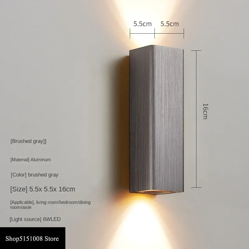 LumiGlow - Stillegående LED Vegglampe med Varme og Kjølige Lys | Luvikno