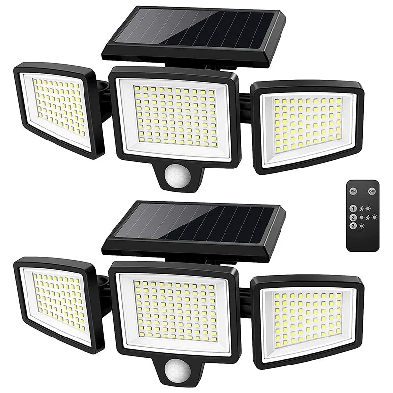 SolarGuard - Super Bright LED Sikkerhetslys med Bevegelsessensor | Luvikno