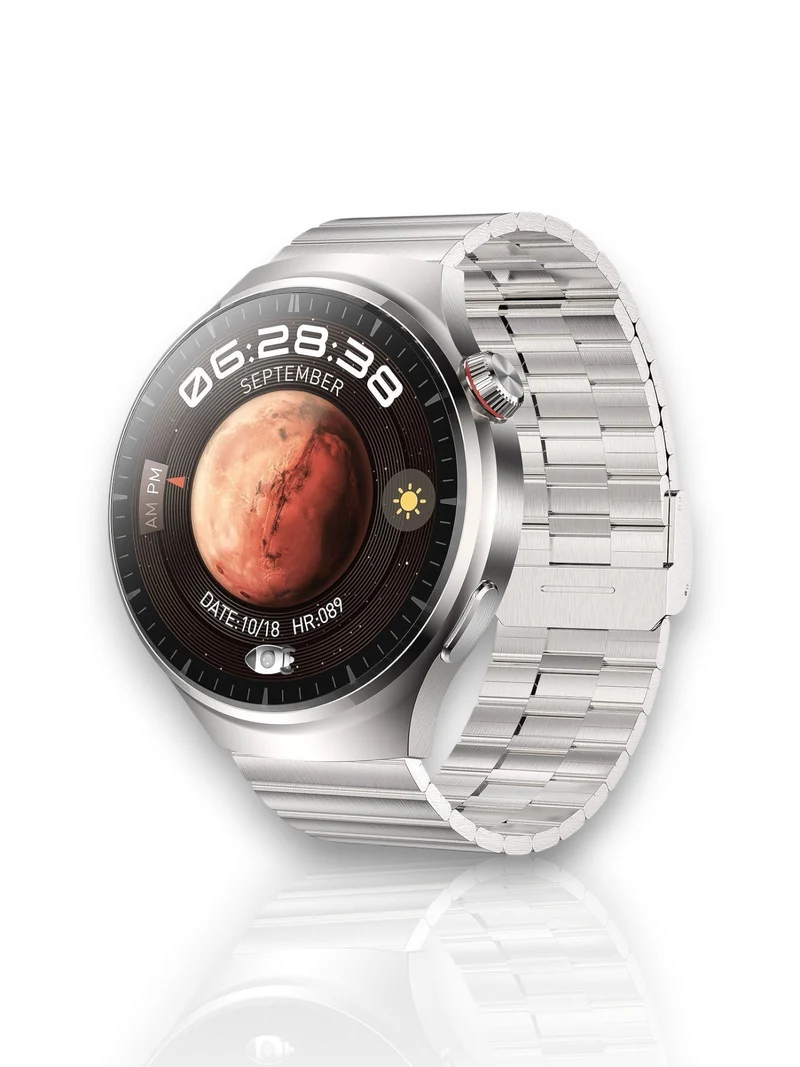 Slim Sports Watch with Activity Monitor – Vanntett Bluetooth-klokke for damer og herrer | Luvikno