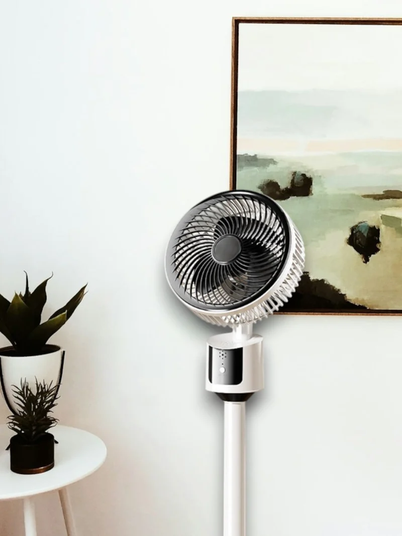 Stille USB-drevet gulvfan med 3 hastigheter - Energisparende og ideell for små rom | Luvikno