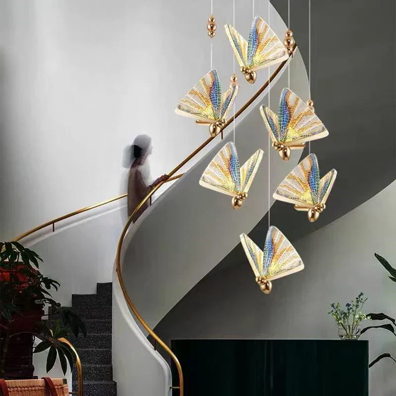 LumeFly – Butterfly LED Pendellampe med Varmt Lys | Luvikno