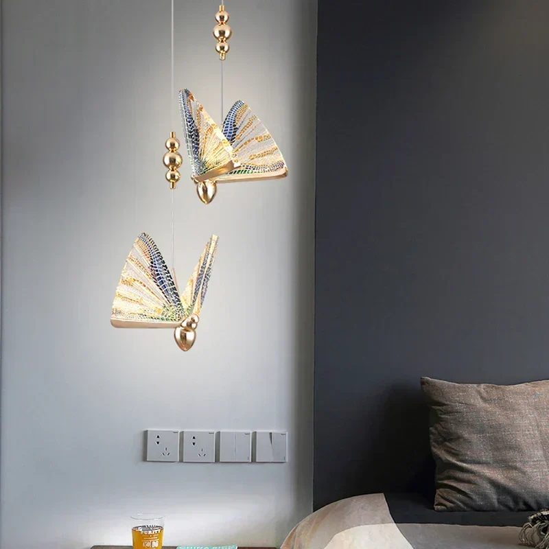 LumeFly – Butterfly LED Pendellampe med Varmt Lys | Luvikno