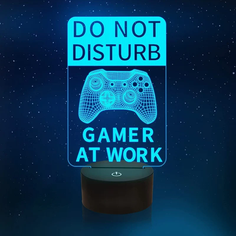 Gamer 3D LED-lamper | Luvikno