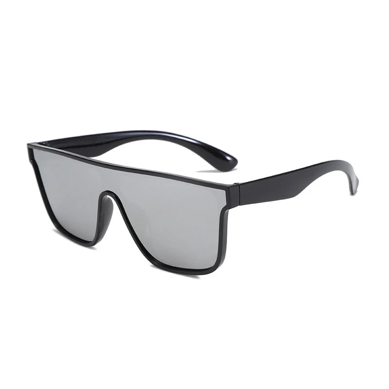 Dame Sporty solbriller med bred ramme og polariserte linser Luvikno