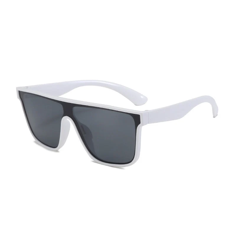 Dame Sporty solbriller med bred ramme og polariserte linser Luvikno