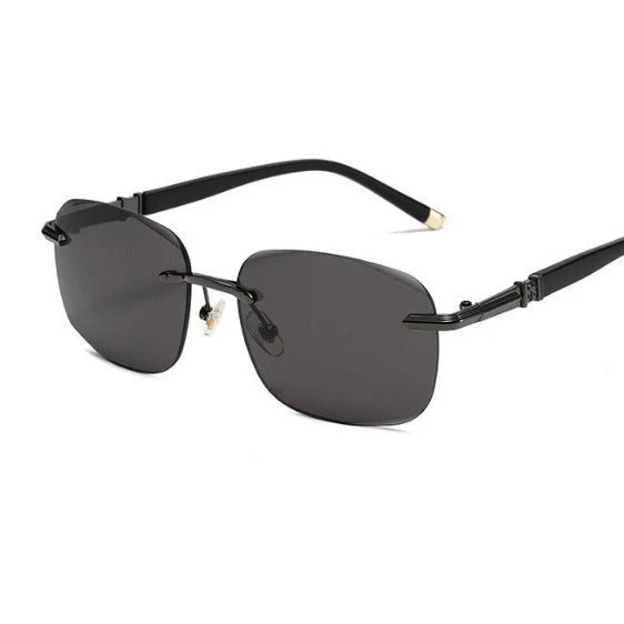 Damer Geometrisk Premium Solbrille med smal ramme Luvikno