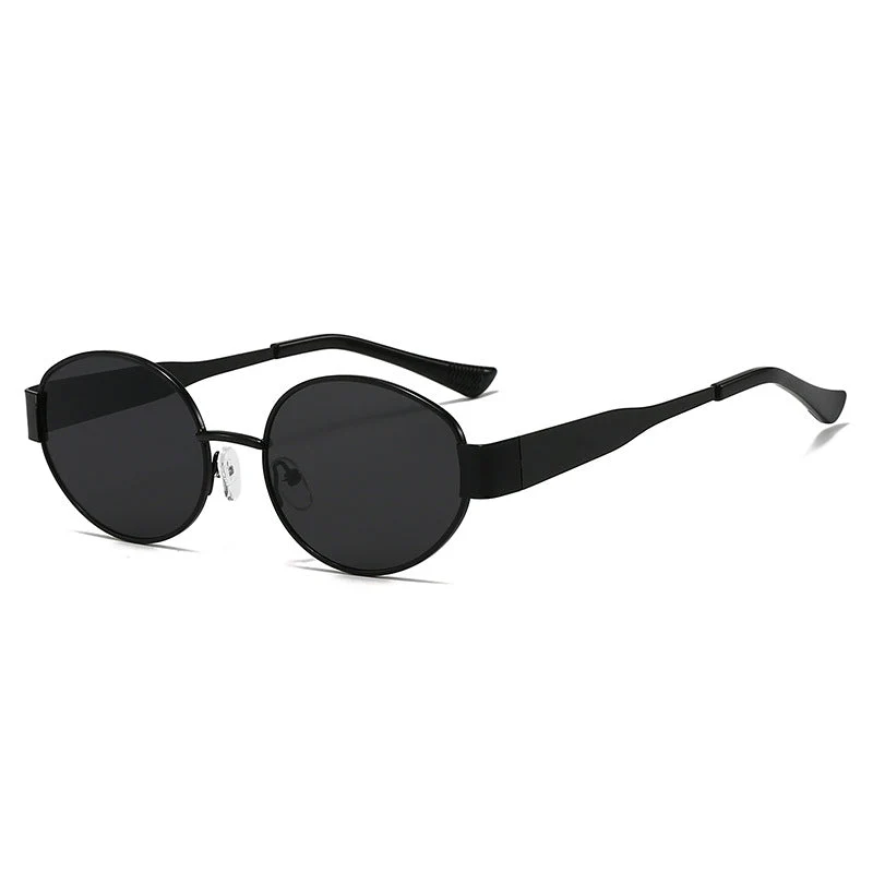 Dame Vintage solbrille i ovalt design Luvikno